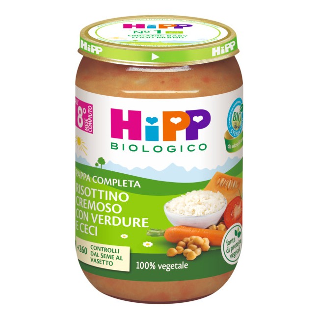Hipp Risottino Cremoso Verdure Ceci Hipp Risottino Cremoso Verdure Ceci
