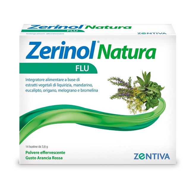Zentiva Zerinol Natura Flu integratore 14 Bustine Zentiva Zerinol Natura Flu integratore 14 Bustine