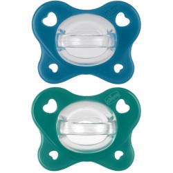 Chicco Dual Soft Succhietto Azzurro