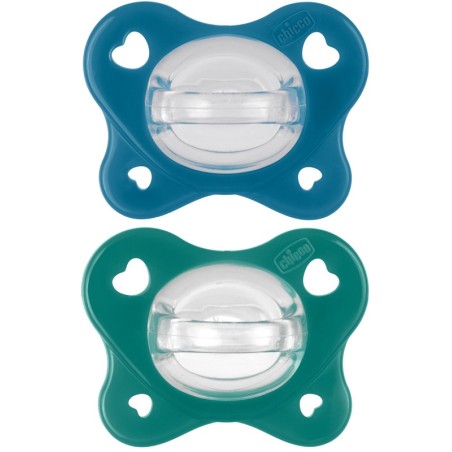 Chicco Dual Soft Succhietto Azzurro