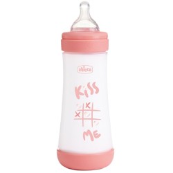 Chicco Biberon P5 Fast Silicone Girl