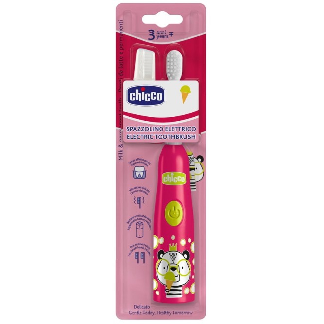 Chicco Spazzolino Elettrico Panda Rosa Chicco Spazzolino Elettrico Panda Rosa