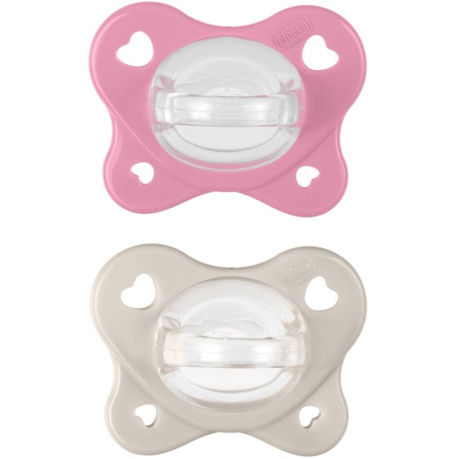 Chicco Dual Soft Succhietto Rosa 6-16 Mesi