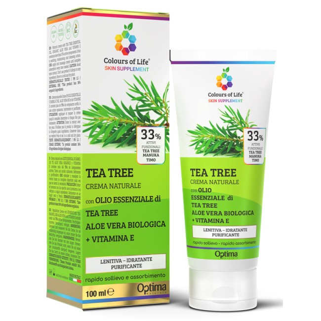 Colours Of Life Skin Supplement Tea Tree 33% crema 100Ml
