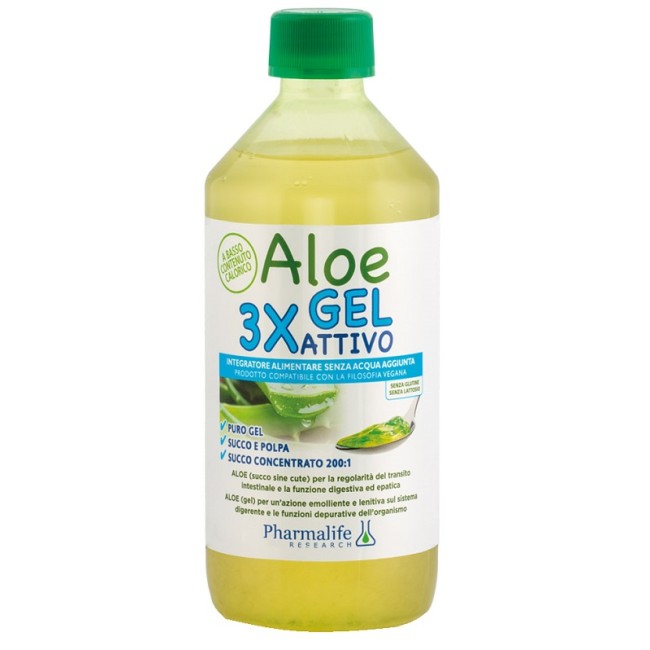Aloe Gel 3x Attivo 500 Ml Aloe Gel 3x Attivo 500 Ml