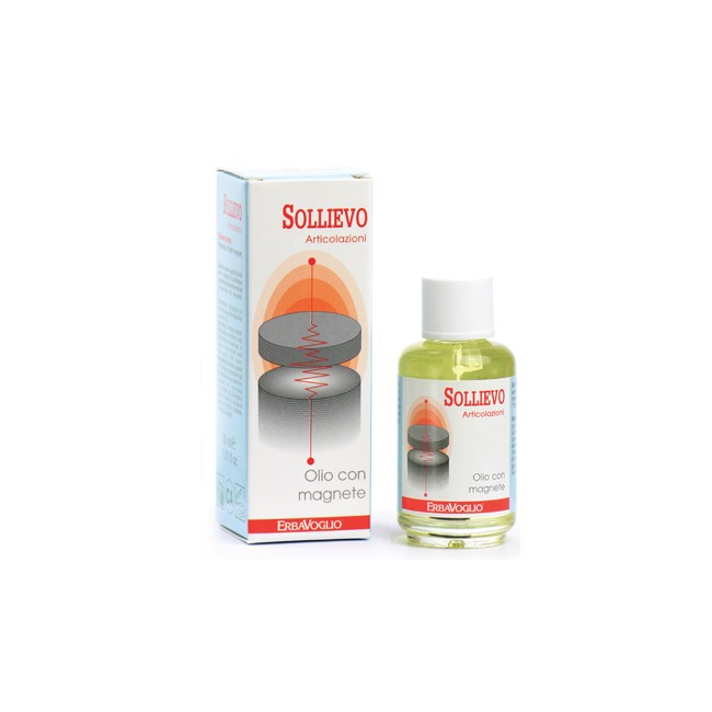 Erbavoglio Sollievo Olio Massaggiante con magnete 30Ml
