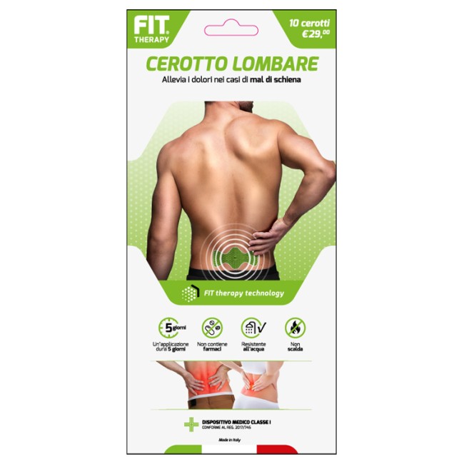 Fenstec Fit Therapy Cerotto Lombare 10 Pezzi