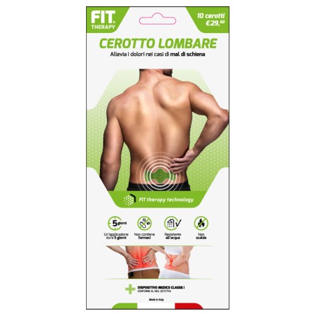 Fenstec Fit Therapy Cerotto Lombare 10 Pezzi