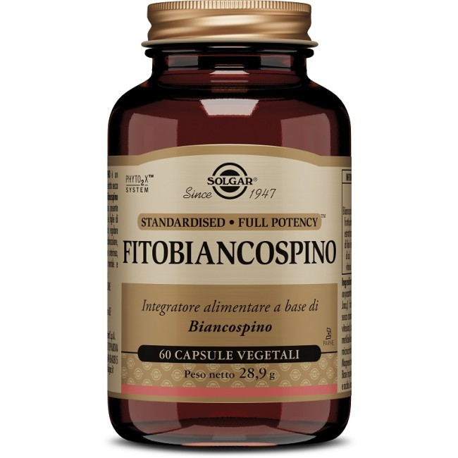 Solgar Fitobiancospino integratoer 60 Capsule Vegetali Solgar Fitobiancospino integratoer 60 Capsule Vegetali
