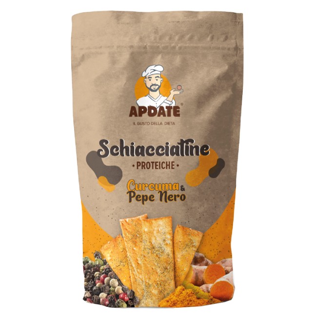 Schiacciatine proteiche pepe nero curcuma