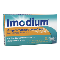 Imodium 12 Compresse Orosolubili 2mg