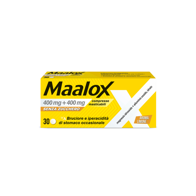Sanofi Maalox Senza Zucchero 30 Compresse Sanofi Maalox Senza Zucchero 30 Compresse