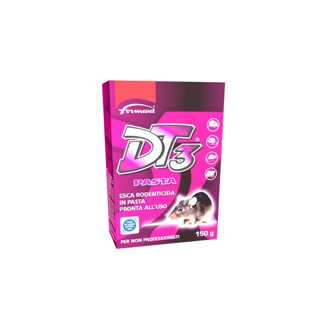 Liphatech Dt3 Pasta Esca Rodenticida Pronta All'uso 150 G Liphatech Dt3 Pasta Esca Rodenticida Pronta All'uso 150 G