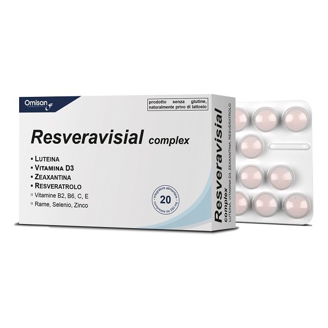 Resveravisial Complex 20 Compresse Resveravisial Complex 20 Compresse