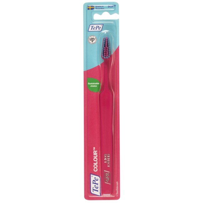 Tepe Colour Spazzolino Soft Rosa Scuro Tepe Colour Spazzolino Soft Rosa Scuro