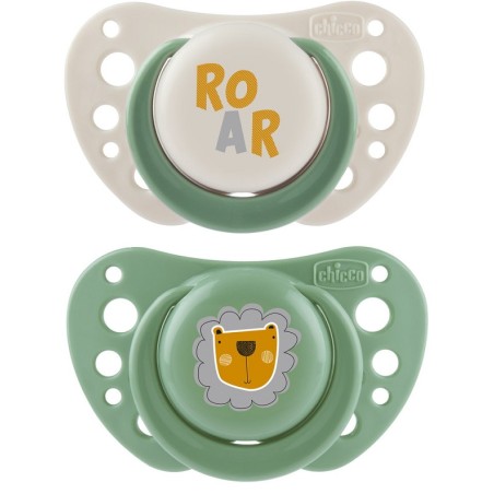 Chicco Succhietti Air Verde Silicone 2-6 Mesi