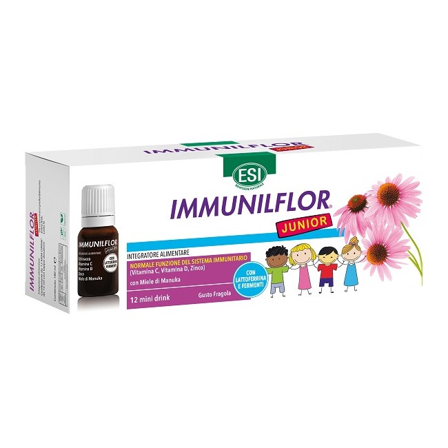 Esi Immunilflor Junior 12 Flaconcini Esi Immunilflor Junior 12 Flaconcini