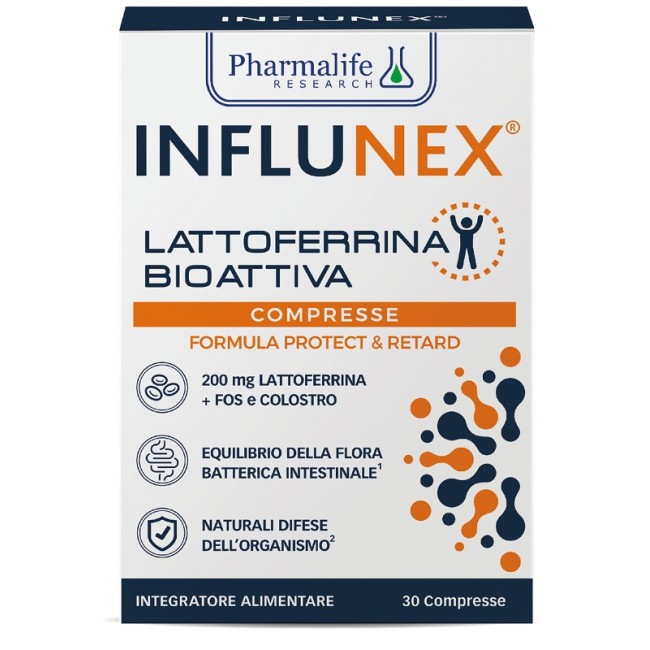 Pharmalife Research Influnex Lattoferrina Bioattiva 30 Compresse Pharmalife Research Influnex Lattoferrina Bioattiva 30 Compresse