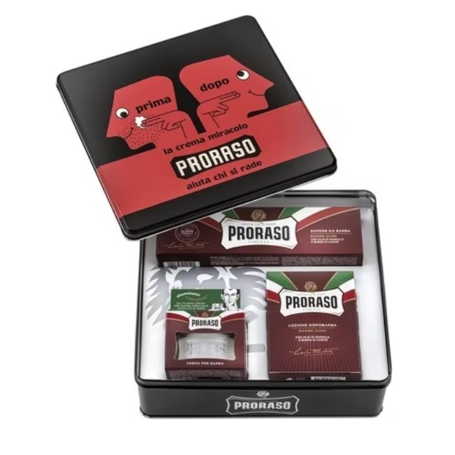 Proraso Set regalo da 3 pezzi per rasatura