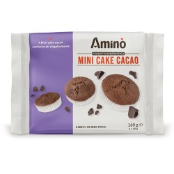 Amino' Mini Cake Cacao 4 Pezzi Da 40 G