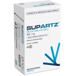 Supartz siringa di acido ialuronico 10mg 2,5 ml 3 pezzi