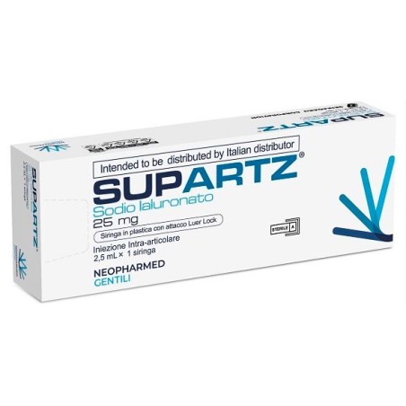 Supartz Siringa Intrarticolare di acido ialuronico 2,5ml Supartz Siringa Intrarticolare di acido ialuronico 2,5ml