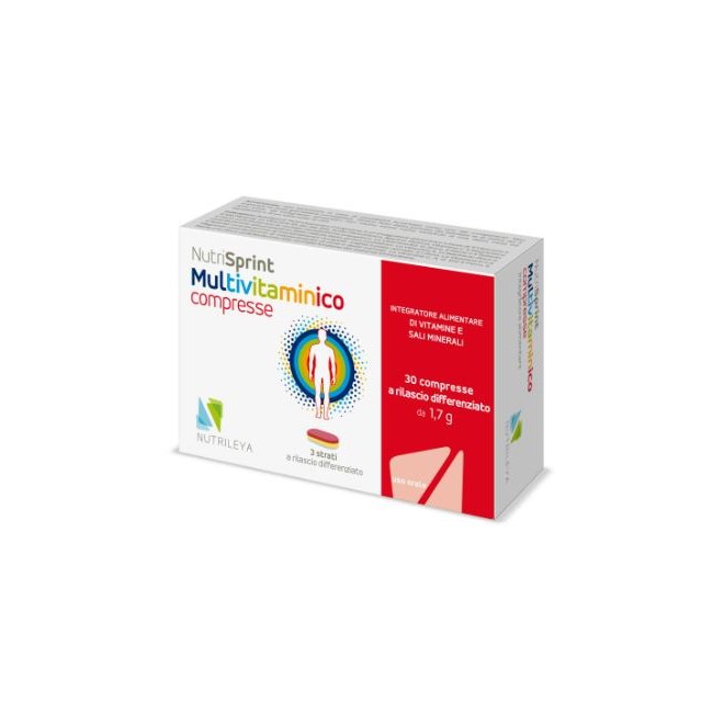 Nutrileya Nutrisprint Multivitaminico integratore 30 Compresse Nutrileya Nutrisprint Multivitaminico integratore 30 Compresse