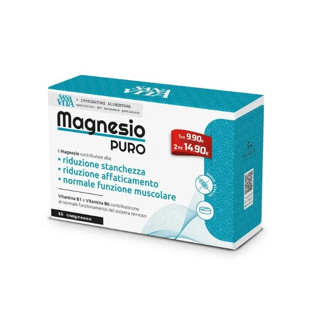 Sanavita Magnesio Puro 45 Compresse Sanavita Magnesio Puro 45 Compresse