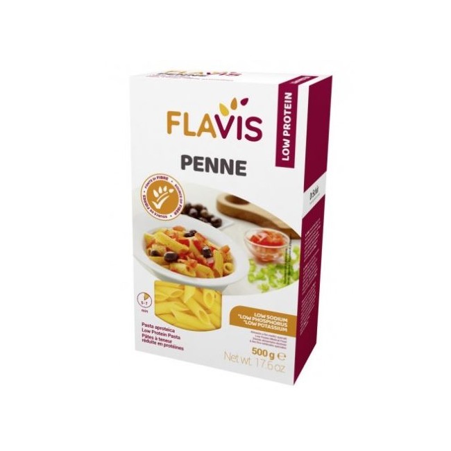 Flavis Penne Aproteici 500 G Flavis Penne Aproteici 500 G