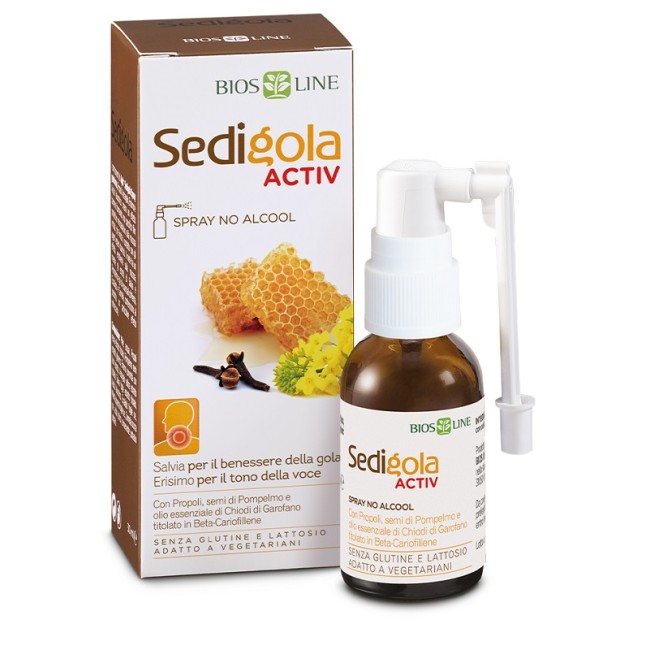 Bios Line Apix Sedigola Activ Spray Gola 30Ml