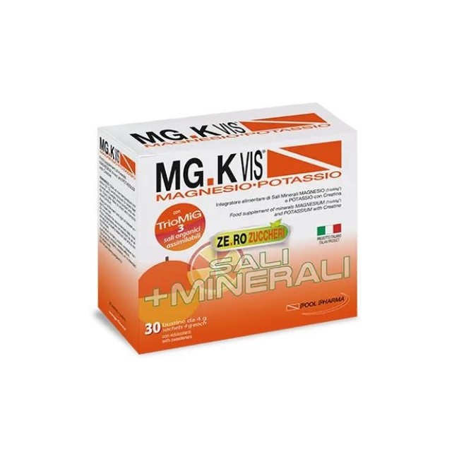 Pool Pharma Mgk Vis Orange Zero Zuccheri integratore 30 Bustine