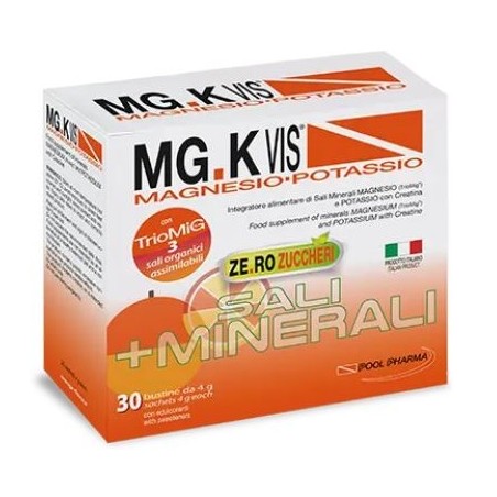Pool Pharma Mgk Vis Orange Zero Zuccheri integratore 30 Bustine