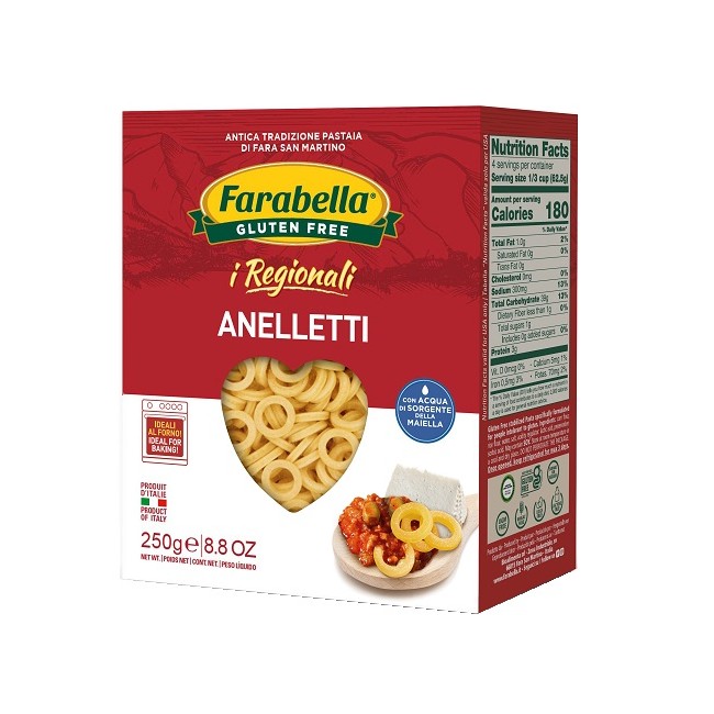 Bioalimenta Farabella Anelletti I Regionali 250 Grammi