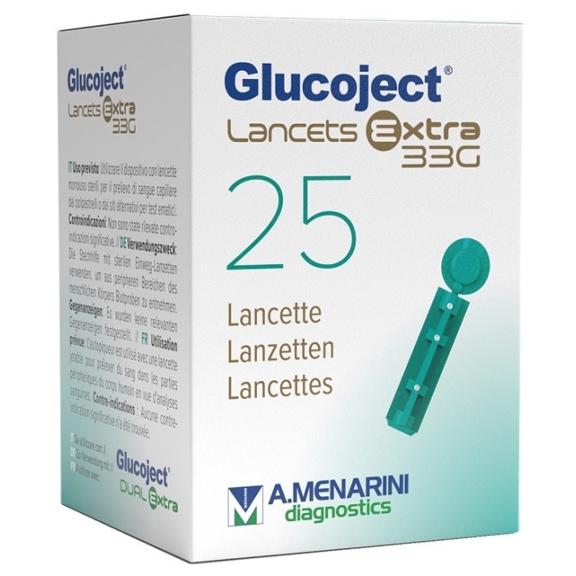 Glucojet Extra Gauge 33 25 Pezzi Glucojet Extra Gauge 33 25 Pezzi