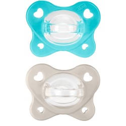 Chicco Dual Soft Succhietto Azzurro
