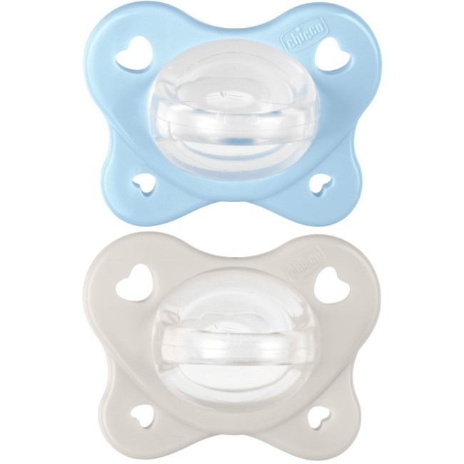 Chicco Dual Soft Succhietto Azzurro