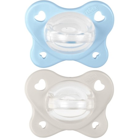 Chicco Dual Soft Succhietto Azzurro