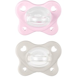 Dual Soft Succhietto Rosa 2-6 Mesi 2 Pezzi
