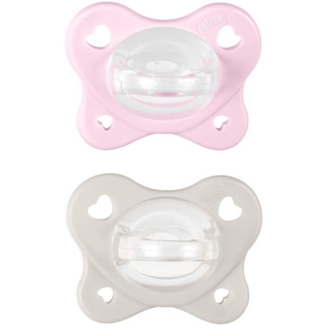 Dual Soft Succhietto Rosa 2-6 Mesi 2 Pezzi