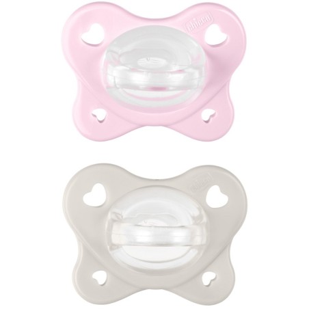 Dual Soft Succhietto Rosa 2-6 Mesi 2 Pezzi