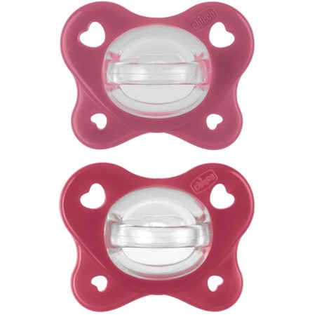 Chicco Dual Soft Succhietto Rosa 16-36 Mesi