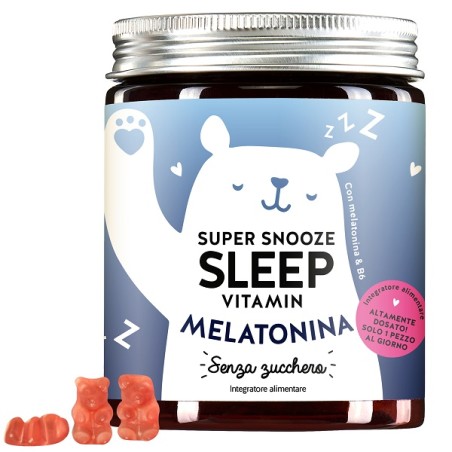 Super Snooze Sleep Vitamin With Melatonin Sugarfree 45 Caramelle
