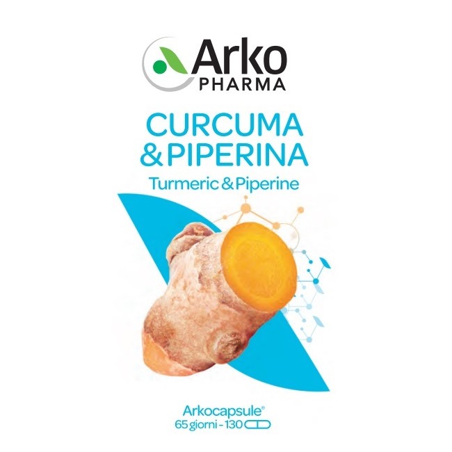 Arkopharma Arko Capsule Curcuma + Piperina Arkopharma Arko Capsule Curcuma + Piperina