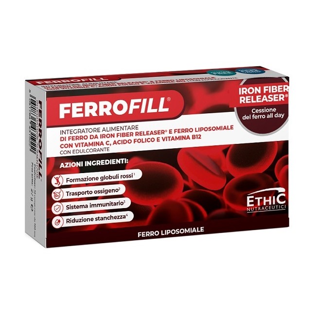 Ethicsport Ferrofill integratore 30 Compresse Ethicsport Ferrofill integratore 30 Compresse