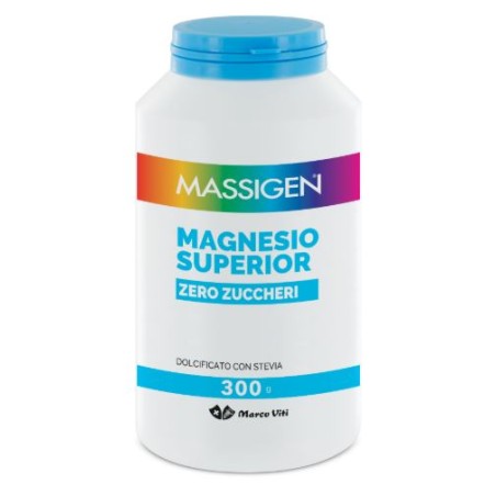 Massigen Magnesio Superior Integratore Zero Zuccheri 300g Massigen Magnesio Superior Integratore Zero Zuccheri 300g