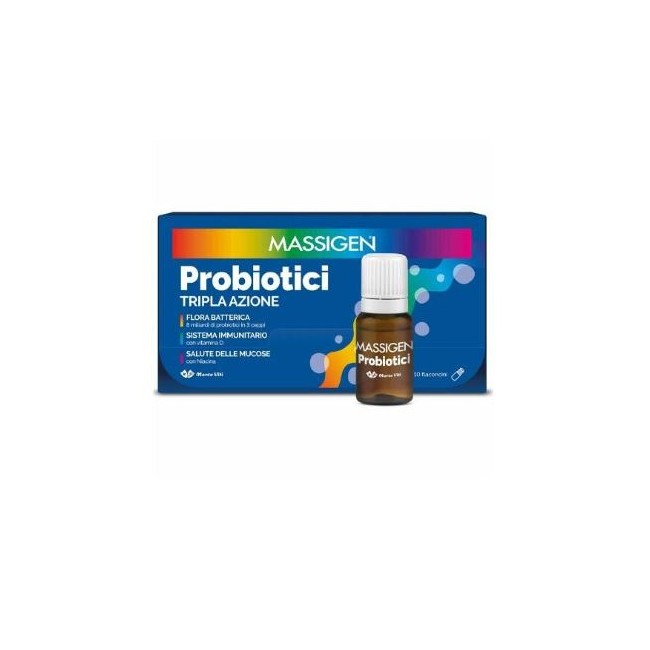 Massigen Probiotici 10 Flaconcini Massigen Probiotici 10 Flaconcini