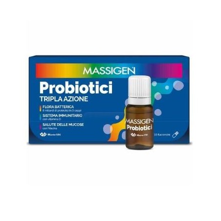 Massigen Probiotici 10 Flaconcini