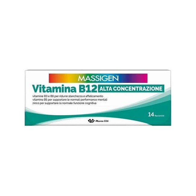 Marco Viti Dailyvit Vitamina B12 Alta Concentrazione 14 Flaconcini Marco Viti Dailyvit Vitamina B12 Alta Concentrazione 14 Flaconcini