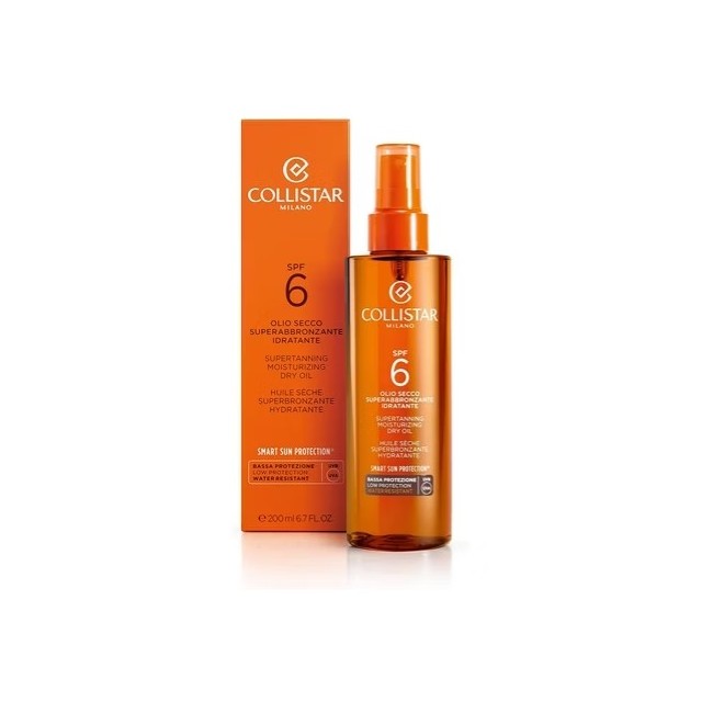 Collistar Olio Secco Superabbronzante Resistente all'acqua Spf 6 200 ml Collistar Olio Secco Superabbronzante Resistente all'acqua Spf 6 200 ml