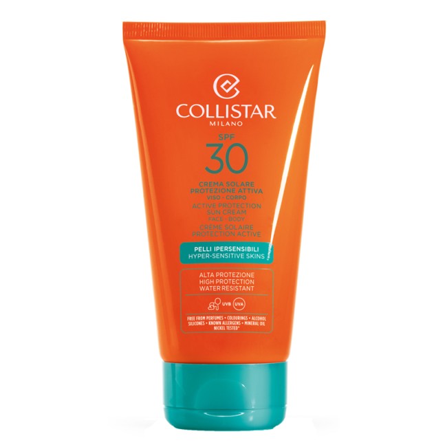Collistar Crema solare protezione attiva pelli sensibili spf 30+ Collistar Crema solare protezione attiva pelli sensibili spf 30+